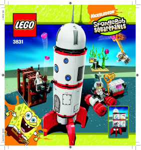 Manual Lego set 3831 SpongeBob SquarePants Rocket ride