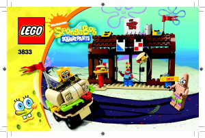 Bruksanvisning Lego set 3833 SpongeBob SquarePants Krångliga Krabban äventyr