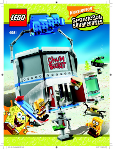 Bedienungsanleitung Lego set 4981 SpongeBob SquarePants Abfalleimer