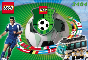 Handleiding Lego set 3404 Sports Spelersbus