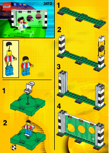 Bruksanvisning Lego set 3412 Sports Mål