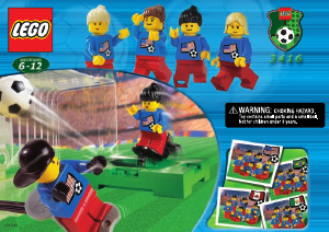 Bedienungsanleitung Lego set 3416 Sports Frauen-Mannschaft