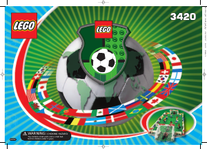 Manual de uso Lego set 3420 Sports Campo de fútbol