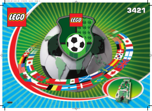 Bruksanvisning Lego set 3421 Sports Fotbollsträning