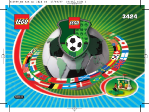 Manual de uso Lego set 3424 Sports Práctica de fútbol