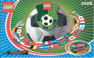 Manual de uso Lego set 3426 Sports Autobús de futbolistas