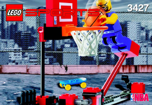 Handleiding Lego set 3427 Sports NBA slam dunk