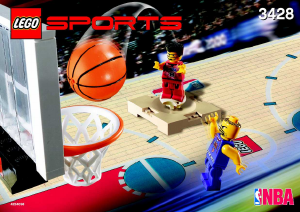 Manual Lego set 3428 Sports 1vs1 action