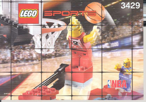 Manuale Lego set 3429 Sports Formazione di basket