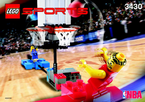 Bruksanvisning Lego set 3430 Sports Skjuta en basket