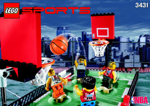 Handleiding Lego set 3431 Sports Straatbasketbal