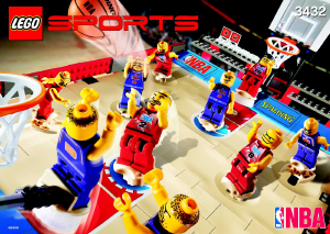 Handleiding Lego set 3432 Sports NBA uitdaging