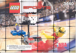 Bruksanvisning Lego set 3440 Sports Skjuta en basket