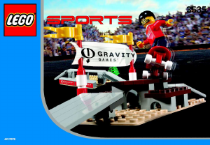 Manual Lego set 3535 Sports Skateboard street park