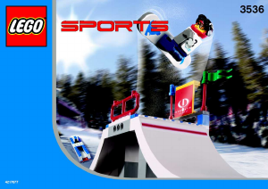 Manual de uso Lego set 3536 Sports Rampa de snowboard