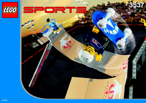 Handleiding Lego set 3537 Sports Skateboard vertikale uitdaging