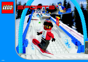 Mode d’emploi Lego set 3538 Sports Snowboard Boarder Cross Race