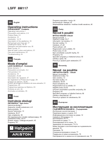Návod Hotpoint-Ariston LSFF 8M117 EU Umývačka riadu