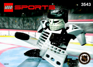 Manuale Lego set 3543 Sports Portiere di hockey su ghiaccio