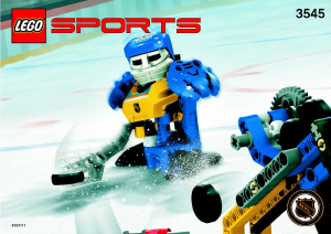 Manual de uso Lego set 3545 Sports Pase el disco de hockey