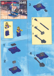 Manual Lego set 3548 Sports Slam dunk trainer