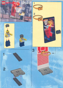 Manuale Lego set 3549 Sports Formazione di basket