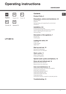 Manual de uso Hotpoint-Ariston LFF 8M116 X EU Lavavajillas