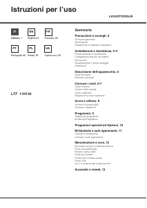 Manuale Hotpoint-Ariston LTF 11H132 O EU Lavastoviglie