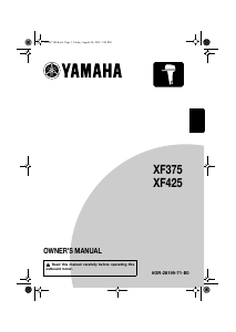 Handleiding Yamaha XF425 (2018) Buitenboordmotor