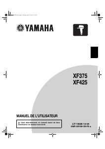 Mode d’emploi Yamaha XF425 (2018) Moteur hors-bord