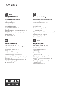 Brugsanvisning Hotpoint-Ariston LSFF 8M116 C EU Opvaskemaskine