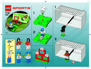 Handleiding Lego set 3568 Sports Voetbaltrainijg