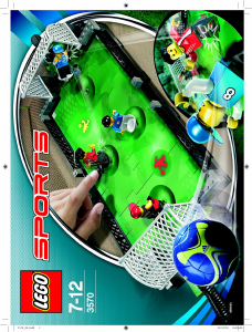 Manual Lego set 3570 Sports Street soccer