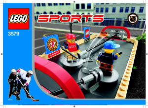 Handleiding Lego set 3579 Sports NHL straathockey