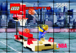 Bruksanvisning Lego set 3584 Sports Skjuta en basket