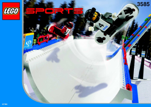 Manual de uso Lego set 3585 Sports Halfpipe de snowboard