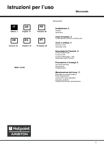 Manual Hotpoint-Ariston MWA 112/HA Microwave