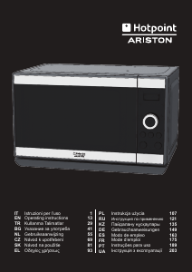 Manuale Hotpoint-Ariston MWHA 2022 X Microonde