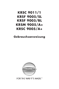 Bedienungsanleitung KitchenAid KRSF9005/SL Kühl-gefrierkombination