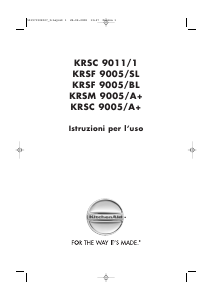 Manuale KitchenAid KRSC9005/A+ Frigorifero-congelatore