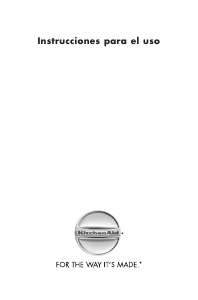 Manual de uso KitchenAid KRFD9025 Frigorífico combinado