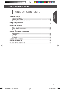 Manual KitchenAid 5KMT2116BOB Toaster