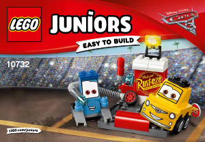 Käyttöohje Lego set 10732 Juniors Guidon ja Luigin varikkopysäkki