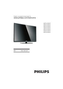 Manual Philips 50PFL4758 LED Television