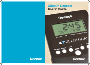 Manual de uso Reebok ZR7 Bicicleta elíptica