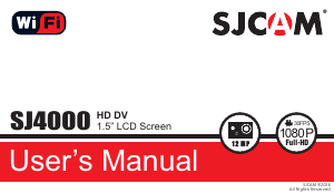 Manual SJCAM SJ4000 Action Camera