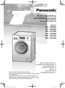 Bedienungsanleitung Panasonic NA-128VB5 Waschmaschine