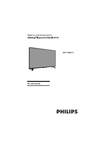 Manual Philips 50PFL3950 LED Television