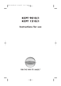 Handleiding KitchenAid KCPT9010/I Afzuigkap