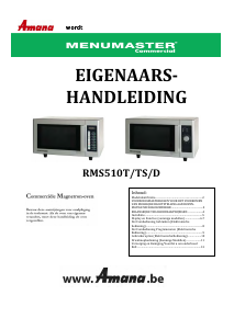 Handleiding Menumaster RMS510D Magnetron